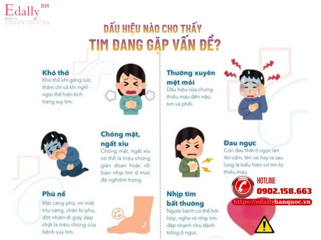 Dấu hiệu nào cho thấy tim đang có vấn đề?
